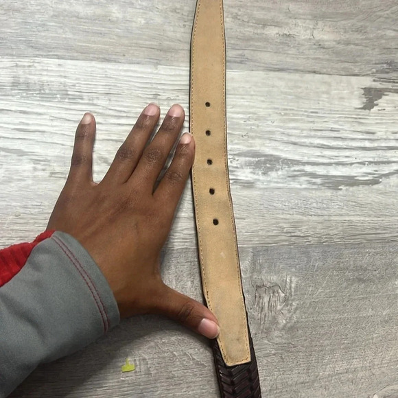 Cole Haan Brown Leather Belt - Picture 6 of 9